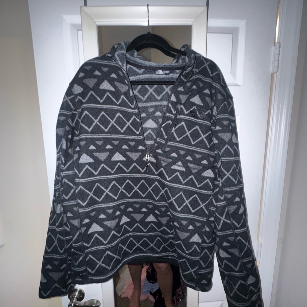 Black / Gray Patterned Pullover North Face - image 5